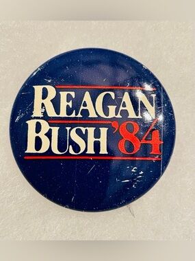 Vintage Reagan Bush 1984 '84 Presidential Campaign